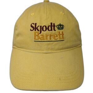 Authentic Pigment Skjodt Barrett Checkered Flag Yellow Baseball Cap One Size Hat